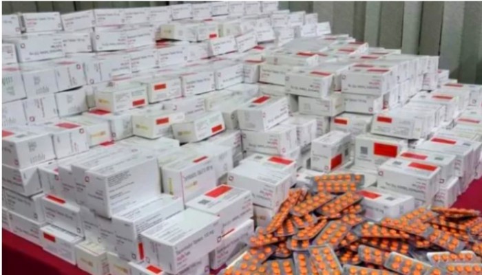 রাজধানীর হাজারীবাগে দেশের ইতিহাসে সবচেয়ে বড় টাপেন্টাডলে ট্যাবলেটের চালান জব্দ।