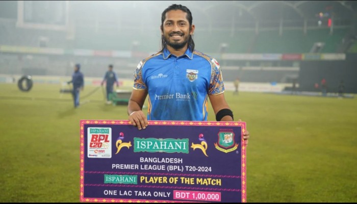 বিপিএলে ম্যাচসেরার পুরস্কৃত অর্থ  ক্যান্সার আক্রান্ত রোগীকে দিলেন এনামুল হক