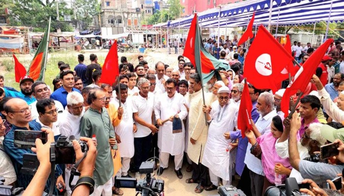 রাজশাহীতে কেন্দ্রীয় শহীদ মিনারের নির্মাণ কাজ শুরু