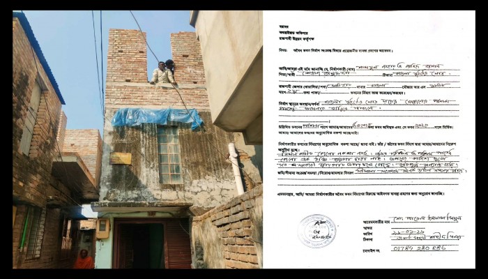 মতিহারে ভবন নির্মাণে ব্যাপক অনিয়মের অভিযোগ