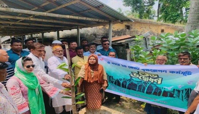 দুর্গাপুরে প্রধানমন্ত্রীর ‘৫ বছরে ২৫ কোটি বৃক্ষরোপণ কর্মসূচি’র উদ্বোধন