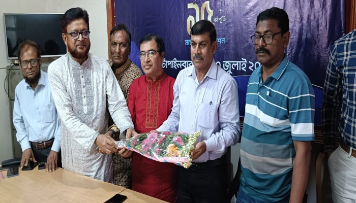 চাঁপাইনবাবগঞ্জে মাছরাঙা টেলিভিশনের ১৫ তম প্রতিষ্ঠাবার্ষিকী উদযাপন